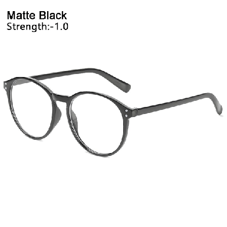 -1.0~-4.0 Myopia Lasit MATTA MUSTA VAHVUUS 1.00 matta musta matta musta matte black