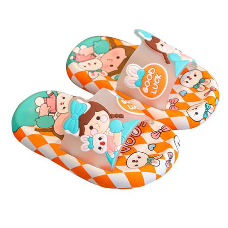 Flickor Tecknat Print Tofflor Open Toe Slides