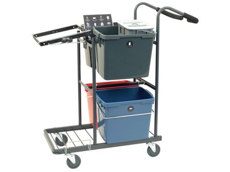 ACTIVA Activa Källsorteringsvagn Flex - Lyreco - Städ och hygien - Avfallshantering och källsortering - Säckstativ