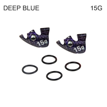 Trä räkor Vikt Sänka Fiskebete Tackle 15GDEEP BLUE DEP