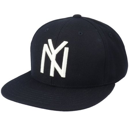 American Needle - Svart snapback Keps - New York Black Yankees Archive 400 Black Snapback @ Hatstore