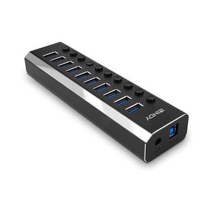 Lindy 10 Port USB 3.0 Hub with