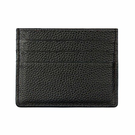 Blokerende ægte læder Unisex Slim Kreditkort Etui Holder Debit Wallet Sleeve - Sort