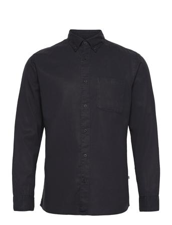 Slhregrick-Soft Shirt Ls S Skjorta Casual Blå Selected Homme