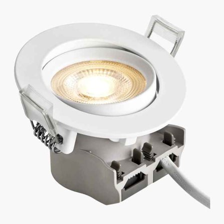 Inbyggnadsspot LED IP20 vit