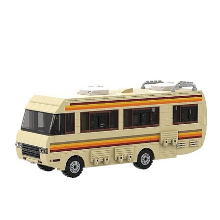 Moc Classic Movie Breaking Bad Car Building Blocks Kit Walter White Pinkman Cooking Lab Rv Fordonsmodell Leksaker för presenter