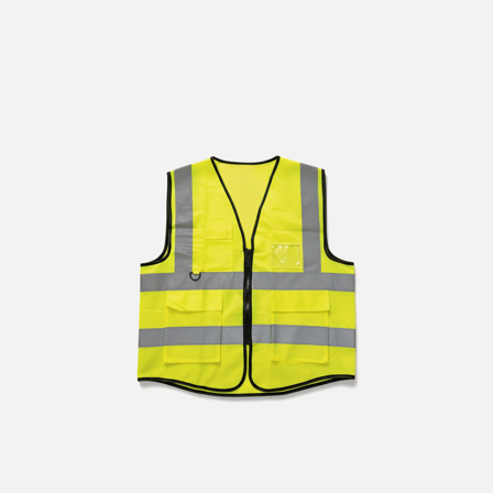 Spectrum Hi-InVisibility Vest, Hazard Yellow