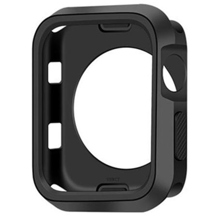 Støtdempende beskyttelsesdeksel for iWatch Series 1/2/3 Svart 38mm