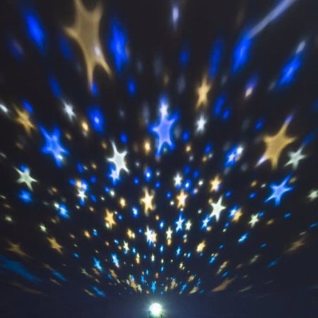 Stjärnhimmel projektorlampa – roterande