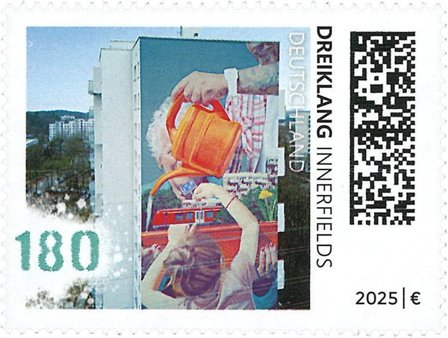 Tyskland - Street Art Innerfields - Postfrisk frimærke