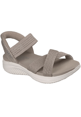 Skechers Ultra Flex Sandal Sandaler Dam Beige 40