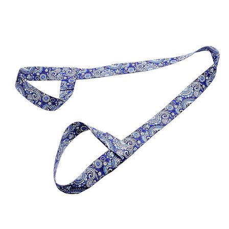 Justerbart Digitaltryck Tjockare Yoga Stretch Band Högdensitets Yogamatta Sling Rem Fitness Tillbehör