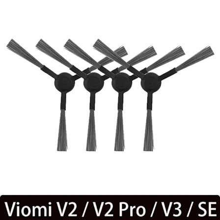 Til Viomi V2 SE Conga 3490 3690 Xiaomi Mi Robot Støvsuger-Mop Pro STYTJ02YM STYJ02YM Tilbehør Hovedsidebørste Hepa Filter Moppe