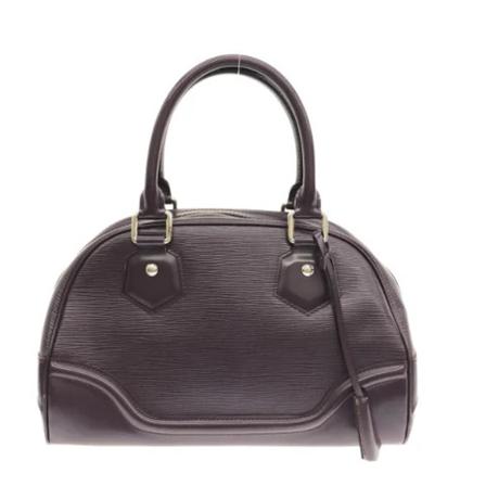 Louis Vuitton Vintage Pre-owned HandTass , Paars , Dames , Maat: ONE Size Vintage Tassen