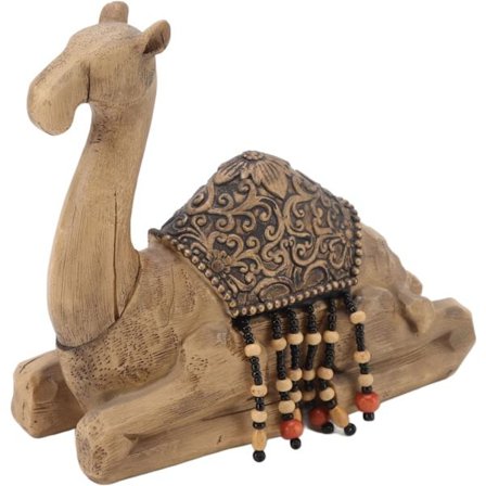 Kamel Figur, Holdbar Harpiks Flad Bund Kamel Ornament, Kamel Statue, Retro Stil Udsøgt Luster Kamel Figur Dekoration til Hjemmekontor Dekoration