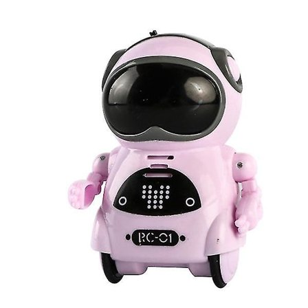 Lasten Mini Smart Voice Dialogue Dance Pocket Robot(pink)