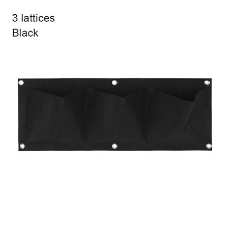 Multi-Pocket Vägghängande Planteringspåse Vertikal Flower Grow Pouch Planter Trädgård