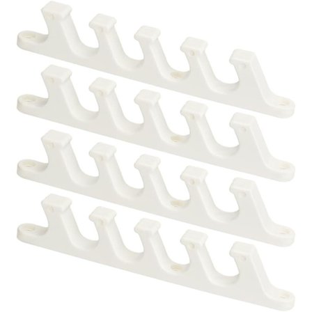 4 stk Justerbare Flerposisjonsfester, 5-posisjons Justerbart Solstol-feste, Reservedeler for Utendørs Solstoler, Ryggstøtte {Fyn-1467}