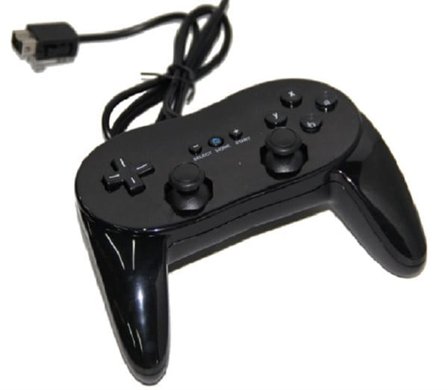 Håndkontrol til Nintendo Wii - klassisk gamepad