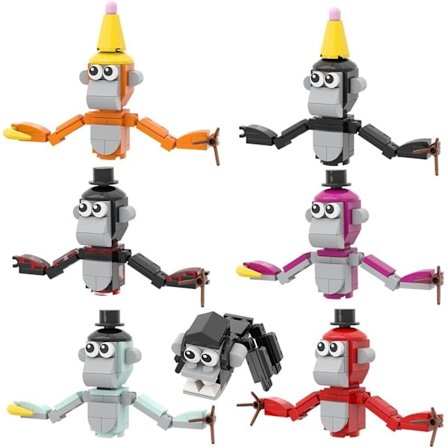 Byggklossar Gorilla Tag Monke Pussel Byggmodell Leksaker Barn Presenter NY