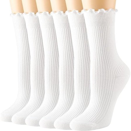 6 par - Sokker - Hjemmesko sokker - Sokker m/ flæser - Casual sportssokker - Sportssokker