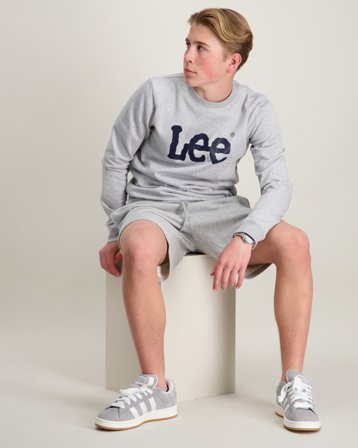 Lee Wobbly Lee Graphic LB Crew Grå Trøjer Dreng - Kids Brand Store