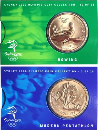 OL 2000 Bronzemønt-kollektion roning/5-kamp