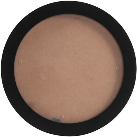 Kreativ gave rund tre bilderammer DIY tre vegg hengende fotoholder dekorasjon (svart)