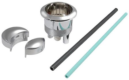 Gustavsberg T1 Duo Painike kaksitoiminen huuhtelu, muovi, Kylpyhuone