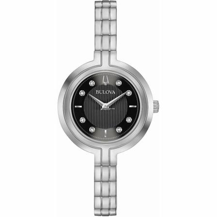 Bulova, Watch Bulova - Donna - 96P215 - Bulova 96P215 Rhapsody donna Zwart, Dames, Maat:ONE Size