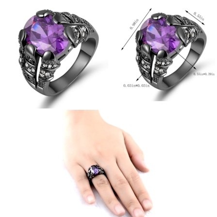 18K Guldfyllda guld Filled gulddoublé Ring CZ