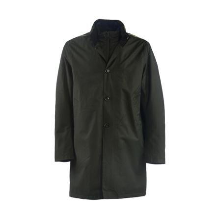 Barbour Single-Breasted Kappa grön, Dam Ullkappor, Dam, Storlek: M