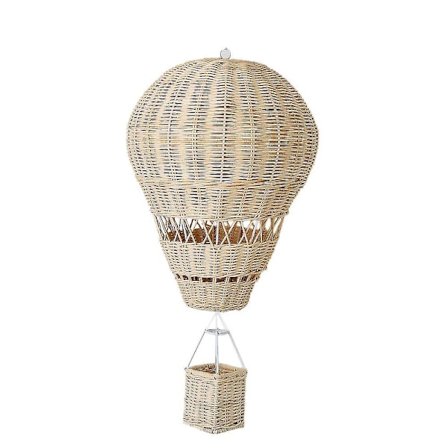 Håndvævet Rattan Luftballon Børneværelse Vægdekoration Boheme Børnehave Dekoration Foto