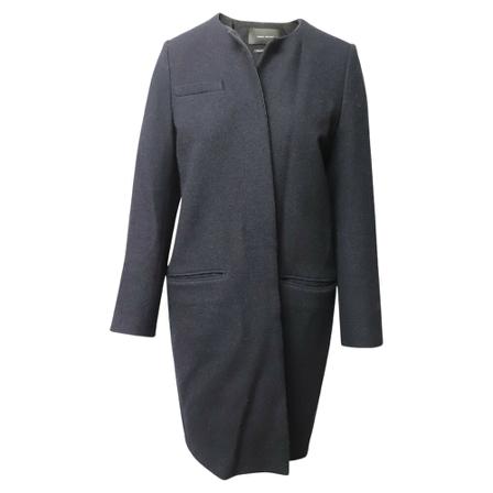Isabel Marant Pre-owned Long Sleeve Jas in Wool , Zwart , Dames , Maat: M Vintage Jassen