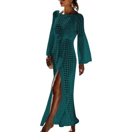 Beach Tops Sexiga Blommiga Cover Klänningar Bikini Cover-ups Net Long Kjol