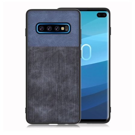 Jeans Samsung Galaxy S10 Plus fodral - Blå