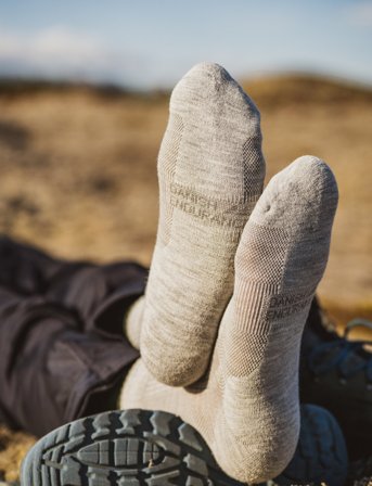 Danish Endurance Hiking Light Socks 1-Pack - Grey - 39-42