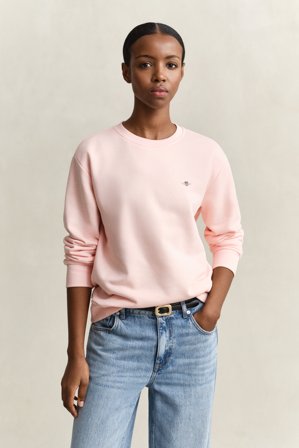 GANT Damen Rundhals-Sweatshirt (L) Rosa