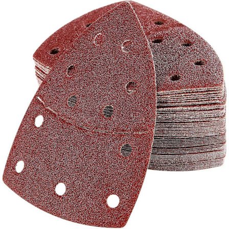 Slibetrekanter, Sandpapir til Bosch Psm 100a, Psm 160, Psm 200 Aes, Psm 18, Pda 180, Psm 160 A/psm 80/prio, 105mm X 152mm, Pakke med 60, Korn P40/60/