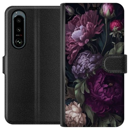 Yhteensopiva Lompakkokotelo Sony Sony Xperia 5 III Kukat