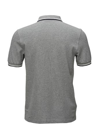 Twin Tipped Fp Shirt Polos Short-sleeved Harmaa Fred Perry