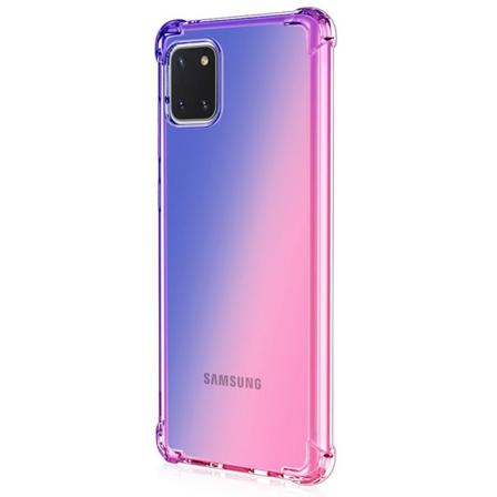 Stötdämpande Silikonskal - Samsung Galaxy A22 5g Blå/rosa