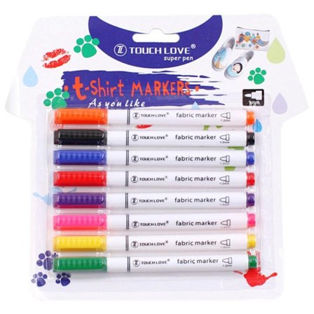 8ST/ Set Tyg Marker Pen T-shirt Markers Textile Paint Pen