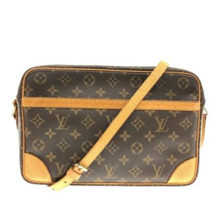 Louis Vuitton Vintage, Pre-owned Shoulder Bag Bruin, Dames, Maat:ONE Size,grain leather