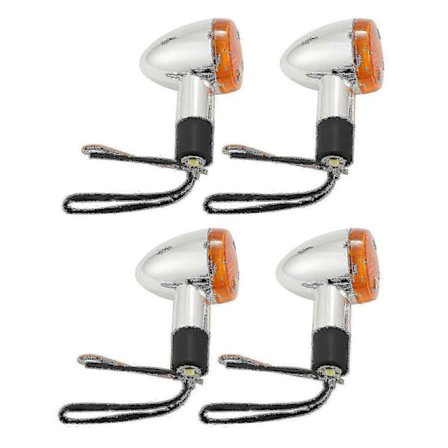 4x suuntavilkut, jotka ovat yhteensopivia Hondan ja Kawasakin moottoripyörien etu- ja takaosan kanssa - WELLNGS