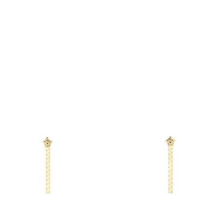 Versace Earrings Gul, Dame Øreringe, Størrelse: ONE Size
