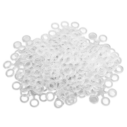 50 stk runde agnringer Klar holdbar snøflak Europeisk fiskepellets agnband for karpefiske