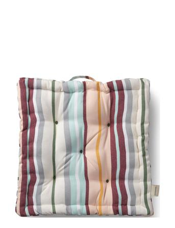 Outdoor Stripes Dyna 40X8X40 Cm Home Textiles Seat Pads Multi/mönstrad Rosendahl