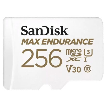SanDisk MAX Endurance MicroSDXC 256 GB - UHS-I U3 luokka 10