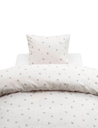 Borganäs of Sweden 2-Dels Set Alvin Beige - White - 1ST 150X210CM